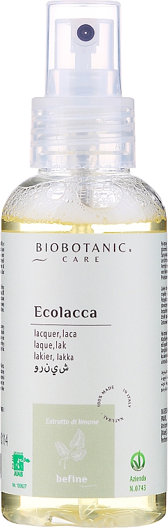 Ökologisches Haarspray ohne Gas - BioBotanic BiFine Eco Hair Spray — Bild N1