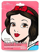 Düfte, Parfümerie und Kosmetik Tonisierende und feuchtigkeitsspendende Tuchmaske für das Gesicht mit Apfelextrakt Disney Princess Snow White - Mad Beauty Disney POP Princess Face Mask Snow White