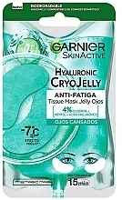 Düfte, Parfümerie und Kosmetik Anti-Müdigkeits-Augenkonturpatches für müde Haut - Garnier Skin Active Hyaluronic Cryo Jelly