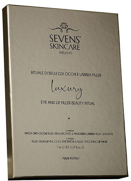 Augen- und Lippenfüller - Sevens Skincare Eye & Lip Beauty Ritual Filler Luxury — Bild N1