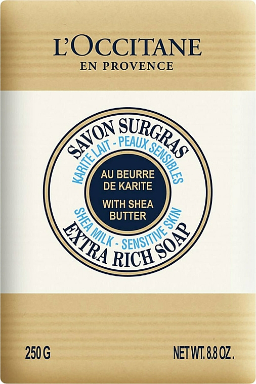 Extra sanfte und feuchtigkeitsspendende Seife mit Sheabutter - L'occitane Shea Butter Extra Gentle Soap Milk — Bild N1