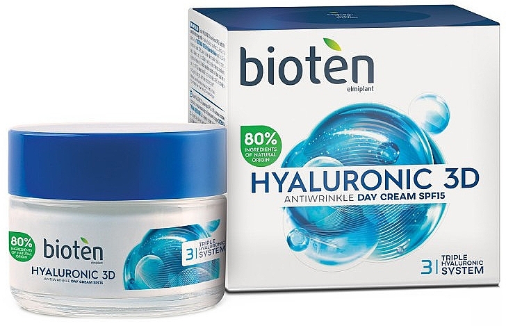 Tagescreme mit Hyaluronsäure - Bioten Hyaluronic 3D Day Cream — Bild N1