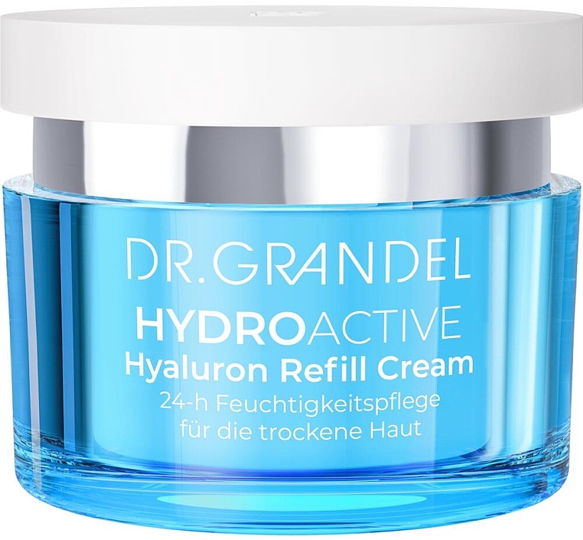 Feuchtigkeitscreme für trockene Haut - Dr. Grandel Hydro Active Hyaluron Refill Cream  — Bild N1
