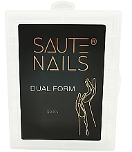 Quadratische Nagelverlängerungsformen - Saute Nails Dual Form — Bild N2