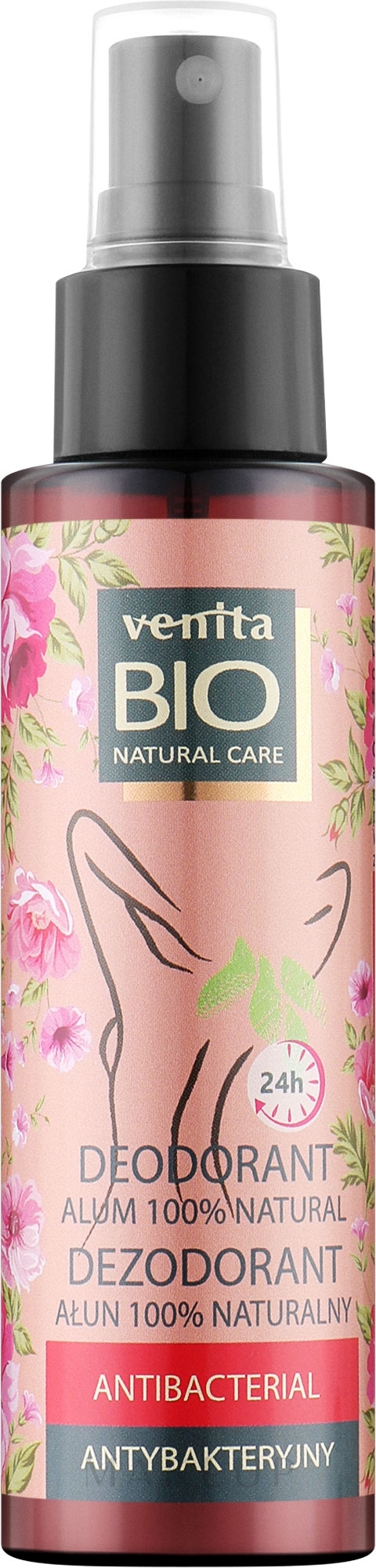 Deospray für Damen - Venita Bio Natural Care Woman Antibacterial Deo — Bild 100 ml