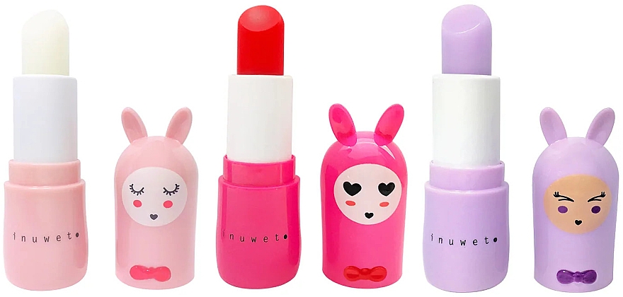 Inuwet Bunny Lip Balm Trio Fruity - Inuwet Bunny Lip Balm Trio Fruity (3x3.5g) — Bild N2