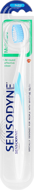 Zahnbürste weich Multicare weiß-blau - Sensodyne Multicare Soft — Bild N1