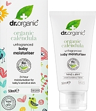 Feuchtigkeitsspendende Babycreme mit Bio-Calendula - Dr.Organic Organic Calendula Baby Moisturiser — Bild N2