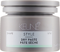 Trockene Haarstylingpaste für mattem Finish №41 - Keune Style Dry Paste — Bild N1
