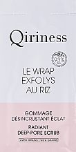 GESCHENK! Peelingcreme zur Tiefenreinigung der Poren - Qiriness Le Wraps Exfolys Au Riz Radiant Deep-Pore Scrub — Bild N1