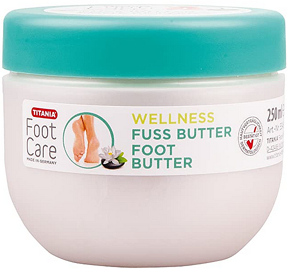 Fußbutter mit schmelzender Sheabutter - Titania Wellness Fuss Butter Foot Butter — Bild N1