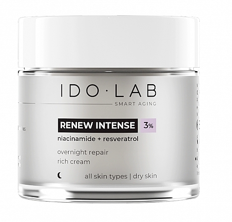 Vitalisierende Anti-Falten-Nachtcreme - Idolab Renew Intense Revitalizing Anti-Wrinkle Night Cream Refill — Bild N1