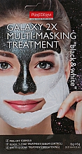 Düfte, Parfümerie und Kosmetik Gesichtsmaske schwarz/weiß - Purederm Galaxy Multi Masking Treatment Black & White