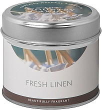 Düfte, Parfümerie und Kosmetik Duftkerze Fresh Linen - The Country Candle Company Town & Country Fresh Linen Tin Candle