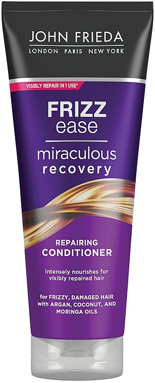 Regenerierende Haarspülung für geschädigtes Haar - John Frieda Frizz Ease Miraculous Recovery Conditioner