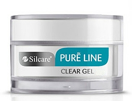 Aufbau-Nagelgel transparent - Silcare Pure Line Clear Gel — Bild N1