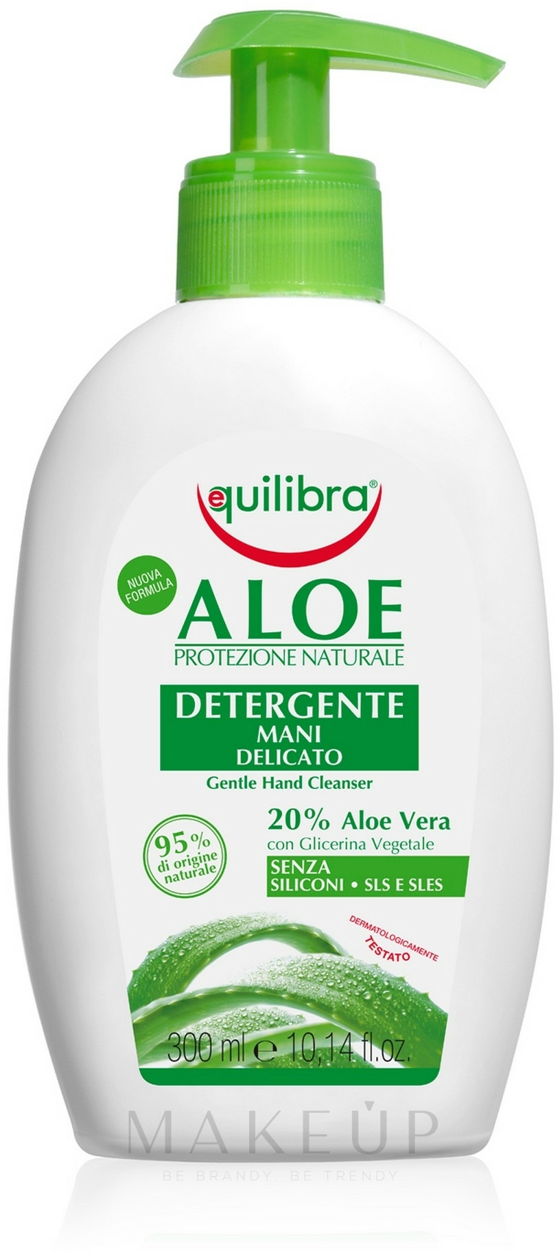 Handwaschgel mit Aloe - Equilibra Aloe Gentle Hang Cleanser — Bild 300 ml