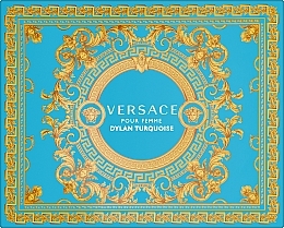 Versace Dylan Turquoise Pour Femme - Duftset (Eau de Toilette 50ml + Körpergel 50ml + Duschgel 50ml)  — Bild N2