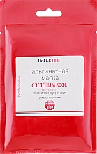 Düfte, Parfümerie und Kosmetik Alginatmaske mit grünem Kaffee - NanoCode Algo Masque