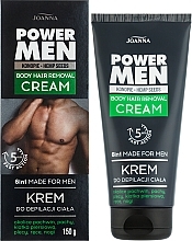 Enthaarungscreme für Männer - Joanna Power Men Body Hair Removal Cream — Bild N2