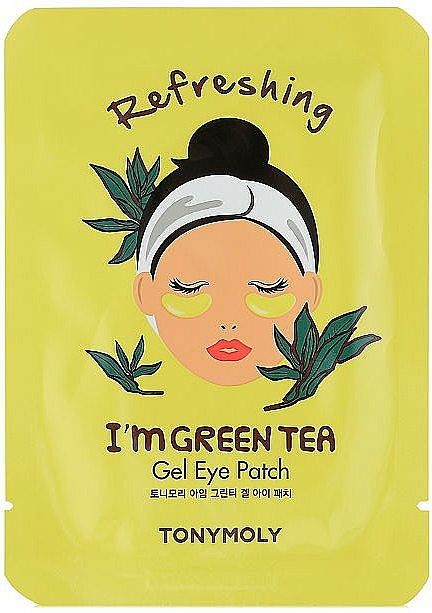 Erfrischende Gel-Patches für die Augenpartie mit grünem Tee - Tony Moly Refreshing Im Green Tea Eye Mask