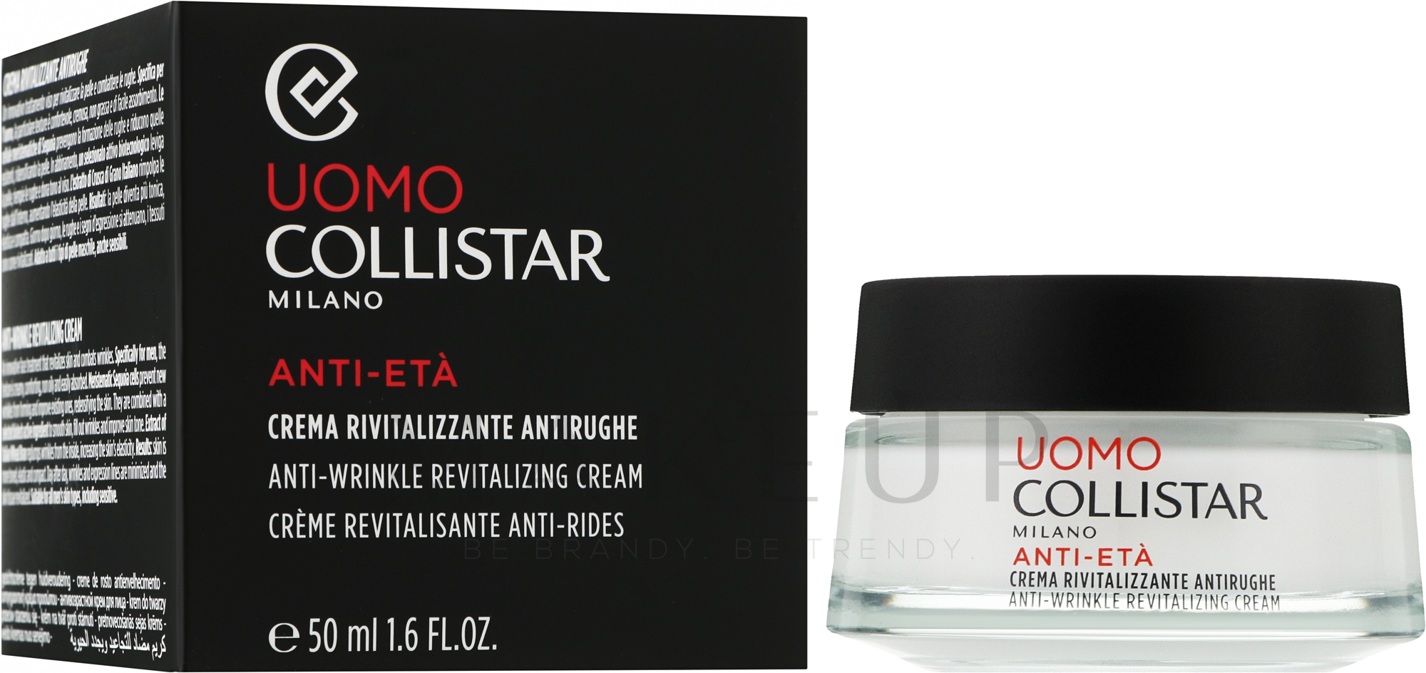 Anti-Aging-Creme für Männer - Collistar Anti-wrinkle Revitalizing Cream — Bild 50 ml