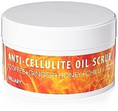 Set - Hillary Anti-Cellulite Fire (Anti-Cellulite-Peeling 200g + Massageöl 100 ml + Seife 100g)  — Bild N2