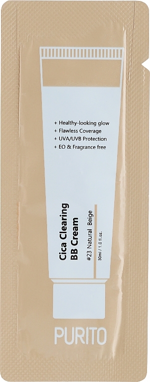 GESCHENK! BB-Creme mit Centella-Extrakt - Purito Cica Clearing BB cream (Probe)  — Bild N3