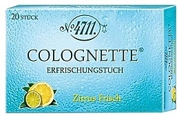 Maurer & Wirtz 4711 Remix Cologne Fresh Lemon - Parfümierte Serviette — Bild N3