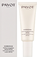 Creme gegen Pigmentflecken - Payot Harmonie Dark Spot Corrector Cream SPF30  — Bild N2