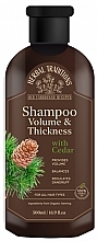 Düfte, Parfümerie und Kosmetik Haarshampoo für mehr Volumen mit Zedernholz - Herbal Traditions Shampoo Volume & Thickness With Cedar