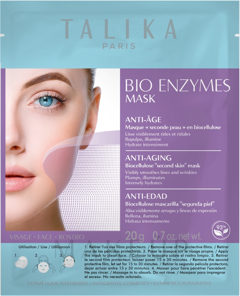 Anti-Aging Tuchmaske - Talika Bio Enzymes Anti-Age Mask — Bild 20 g