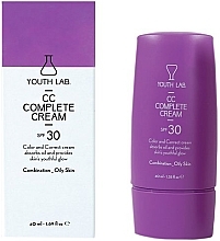 CC-Creme für Mischhaut und fettige Haut - Youth Lab. CC Cream Combination Oily SPF30  — Bild N1