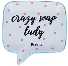 Düfte, Parfümerie und Kosmetik Seifenschale - Bomb Cosmetics Soap Dish Crazy Soap Lady