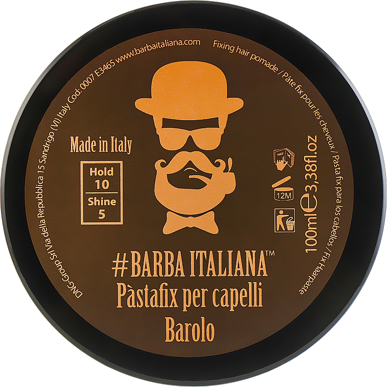 Haarpomade - Barba Italiana Barolo Gel Strong — Bild N3