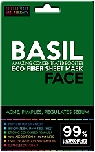 Düfte, Parfümerie und Kosmetik Tuchmaske für das Gesicht mit Basilikumextrakt - Beauty Face Intelligent Skin Therapy Mask