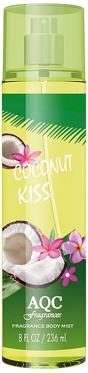 Parfümierter Körpernebel - AQC Fragrances Coconut Kiss Body Mist  — Bild N1