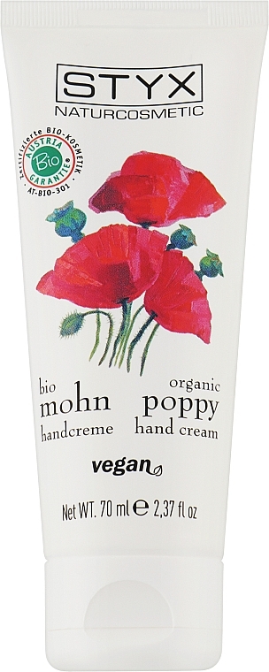 Handcreme mit Mohn - Styx Naturcosmetic Mohn Poppy Hand Cream — Bild N2