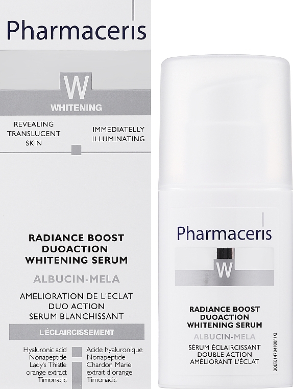 Intensiv aufhellendes Gesichtsserum - Pharmaceris W Radiance Boost Duoaction Whitening Serum  — Bild N1