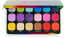 Lidschattenpalette - Makeup Revolution Forever Flawless Pride We Are Love Eyeshadow Palette — Bild N1