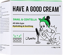 Beruhigende Feuchtigkeitscreme für empfindliche und gestresste Haut - HelloSkin Jumiso Have A Good Cream Snail & Centella — Bild N2