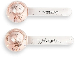Massager für das Gesicht - Makeup Revolution Beauty Pink Glitter Ice Globes  — Bild N1