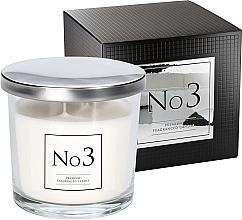 Duftkerze mit zwei Dochten №3 - Bispol Premium Fragranced Candle №3 — Bild N1