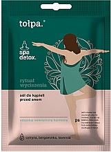 Düfte, Parfümerie und Kosmetik Beruhigendes und entgiftendes Badesalz - Tolpa Spa Detox Calming Ritual Bath Salt