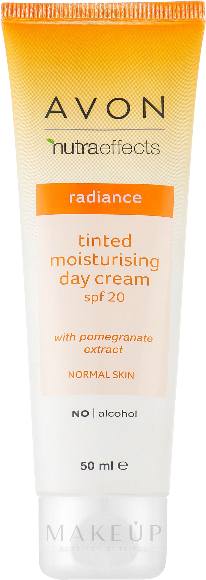 Getönte Tagescreme mit Granatapfel-Extrakt LSF 20 - Avon Nutra Effects Radiance SPF20 — Bild 50 ml