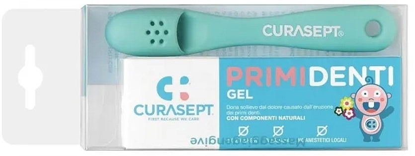 Mundpflegeset - Curaprox Curasept Primi Denti (Zahnpasta 20ml + Zahnbürste 1St.) — Bild N3