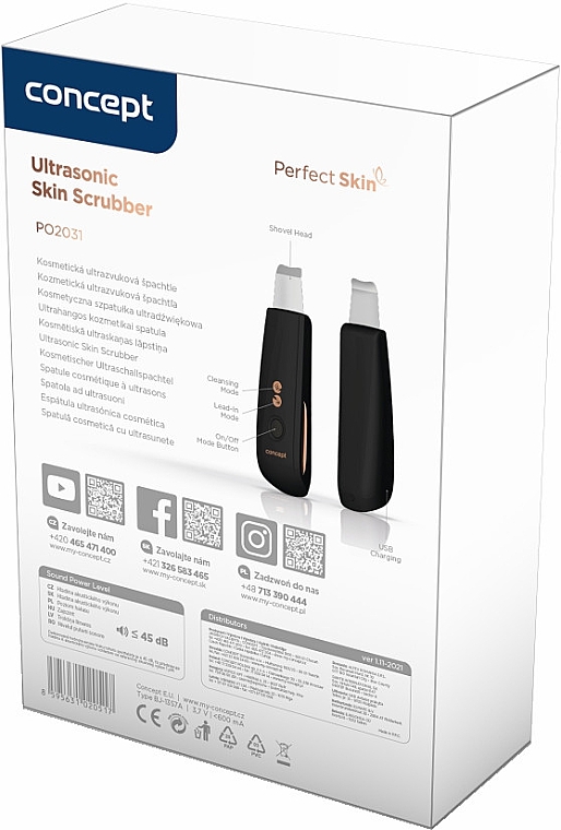 Ultraschallspatel PO2031 - Concept Perfect Skin Ultrasonic Skin Scrubber — Bild N5