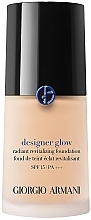 Düfte, Parfümerie und Kosmetik Foundation - Giorgio Armani Designer Glow Radiant Revitalizing Foundation spf15