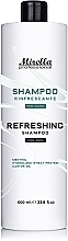 Shampoo für Männer mit Menthol und Rizinusöl - Mirella Professional Shampoo — Bild N1