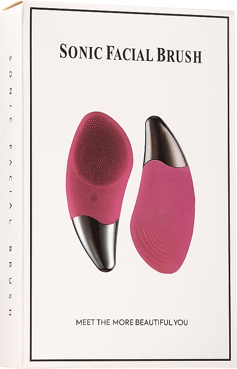 Elektrische Gesichtsreinigungsbürste rosa - Lewer Sonic Facial Brush — Bild N2